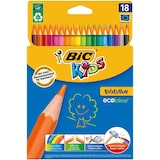 thumbnail of BIC Kids Evolution ECOlutions Crayons de Couleur - Coloris Assortis, Etui Carton de 18