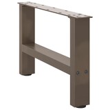 thumbnail of vidaXL Couchtischbeine Naturstahl 2 Stk. 50x(30-31) cm Stahl
