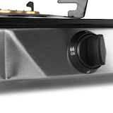 thumbnail of Orbegozo hornillo a gas FO 2720, 2 quemadores triple Corona, Butano o Propano, Encendido piezoeléctrico, Superficie de Cristal Templado, Cuerpo inox