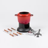 thumbnail of INVICTA Fondue-Service Standard Rubin Rot Gusseisen