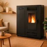 thumbnail of Luft- Pelletofen Slim Astral 12,2 kW Schwarz Sannover