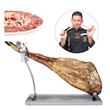 thumbnail of 3 Claveles - Soporte Jamonero Plegable en Acero Inoxidable con Cabezal Giratorio