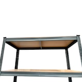 thumbnail of aro Étagère pour charges lourdes, métal, 90 x 45 x 180 cm, 5 étagères, capacité de charge de 175 kg par étagère, système de montage, gris