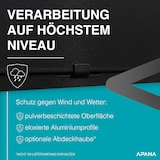 thumbnail of APANA Gasheizer 12,5 kW Bellamente Cristal praktischer Gasheizstrahler für Terrasse Garten Balkon mit Umkippsicherung & Abschaltautomatik in schwarz