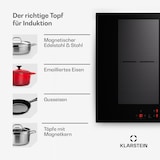 thumbnail of Delicatessa 70 Hybrid Einbaukochfeld Induktion 4 Zonen 7000W Glaskeramik Schwarz