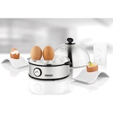 thumbnail of Unold 38626 EGG COOKER Edel, 360W, mango para 1 a 7 huevos, bandeja de cocción, acero inoxidable/negro