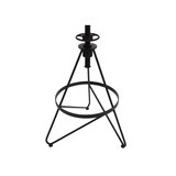 thumbnail of 2er-Set Barhocker mit Lehne | Sitzhöhe 64-83cm | höhenverstellbar drehbar Fußablage | Industrial Metall Holz | Braun | Gestell Schwarz | Barstuhl