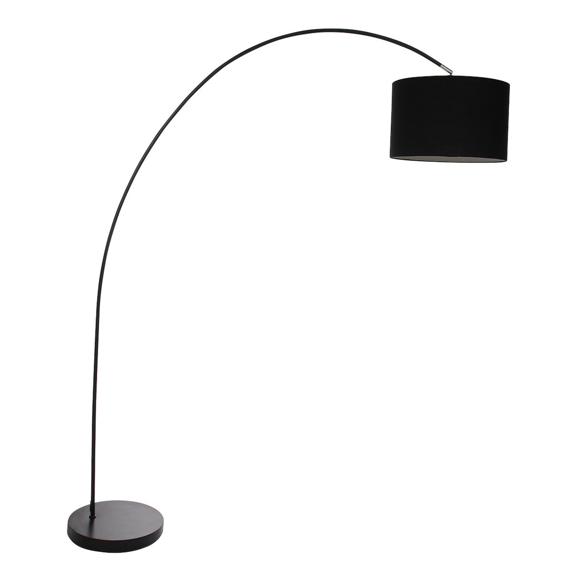 Mexlite Vloerlamp 7976ZW dimbaar 1-l. E27-fitting