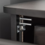 thumbnail of Cajonera de Oficina Mueble Auxiliar para Archivos con 2 Cajones Cerradura de 2 Llaves 5 Ruedas 2 Frenos para Estudio Despacho Dormitorio 43x45x72 cm