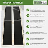 thumbnail of TRUTZHOLM Rollstuhlrampe 213 cm Traglast 272 kg Alu 2-fach klappbar Friktionsbeschichtet Kofferrampe