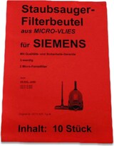 thumbnail of 10 Staubsaugerbeutel passend für Siemens VS01G, Typ K - Ersatz für Swirl S70