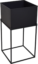 COSTWAY Pflanzenständer 6 Etagen, 180 cm Pflanzenregal Metall mit 10 S-Haken & Gitterablage, Blumenständer Blumentreppen für Balkon, Wohnzimmer, Schwarz