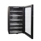 thumbnail of Sommertal Kühlschrank GK 100– Leiser Getränkekühlschrank mit LED, Touchscreen & Schloss kleiner Flaschenkühlschrank schwarz 100L
