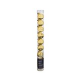 thumbnail of 9 Weihnachtskugeln Glas mit Sternen gefüllt 3cm kleine Christbaumkugeln Weihnachtsbaumkugeln Christbaumschmuck Weihnachtsbaumschmuck Gold transparent