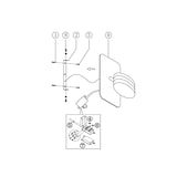 thumbnail of Dunk - Fabas Luce 2-flammige runde Wandleuchte - 16 W dimmbare LED-Wandleuchte - gebürstetes Aluminium