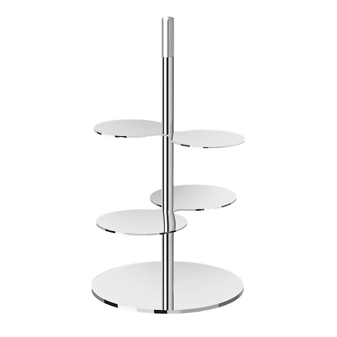 Abert Alzata piccola pasticceria 4 posizioni acciaio inox 18/10 hCm18x12