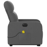 thumbnail of vidaXL Elektrischer Massagesessel mit Aufstehhilfe Dunkelgrau Stoff