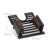 thumbnail of Relaxdays Schuhabstreifer, aus Gusseisen, mit Bürsten, Stiefelknecht, antikes Design, Außenbereich, Schuhputzer, schwarz