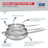 thumbnail of Set di 3 padelle (24, 28 e 32 cm) e 5 pentole (12, 14, 16, 20 e 24 cm) Elo Profi Brilliant