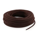 thumbnail of Fil Électrique Tissu Marron 3x0,75mm² - Câble Électrique Textile de Qualité