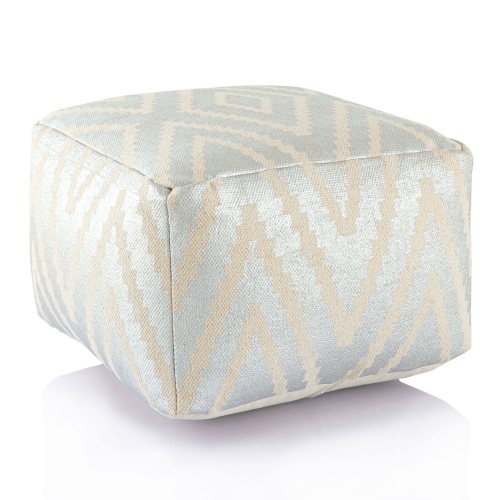 Kelim Sitzwürfel 50x50 H35cm Pouf Fußhocker Sitzhocker Bodenkissen Fußschemel : metallic silber