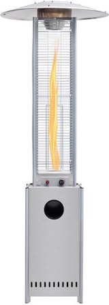 thumbnail of METRO Professional Estufa de gas para exterior Flame Torch Drogon GPH6000S, acero inoxidable / vidrio, Ø 81 x 221 cm
