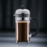 thumbnail of Cafetière Chambord 3 tasses en inox -  35.00 cl Transparent / Cristal Rond Verre Bodum 7.50x13.50 cm