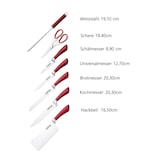 thumbnail of 8 tlg Messerset Kochmesser Messerständer drehbar Edelstahl Messer Rostfrei