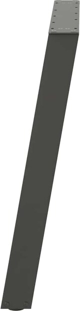 thumbnail of Helloshop26 - Set aus 2 verstellbaren modernen U-förmigen Esstischbeinen 90 x 72-73 cm aus anthrazitfarbenem Stahl 02_0057082