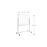 thumbnail of Flipchart – Mobil Doppelseitig Schreibfläche 120x120cm