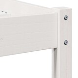 thumbnail of vidaXL Bedframe met hoofdeinde Wit 210 x 160 cm Massief grenenhout