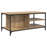 thumbnail of vidaXL Couchtisch Artisan-Eiche 100 x 50 x 45 cm Holzwerkstoff