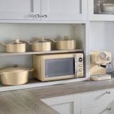 thumbnail of SWAN SM22030CNEU Retro Microondas Digital 20L, 5 Niveles de Potencia, Función Descongelación Temporizador 60 Min, Crema, 800W