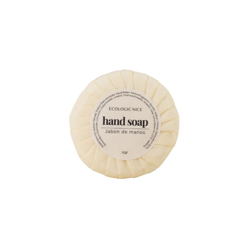 Annehmlichkeiten rundes Stück Handseife 15gr ECOLOGIC NICE (400Pcs)