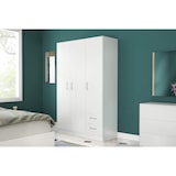 thumbnail of MERIN armadio di design con 3 ante 2 cassetti colore Bianco