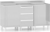 thumbnail of Armarios de cocina comercial 3 unidades acero inoxidable