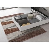 thumbnail of Queensize-Bett mit Container 120x190 geradem Kopfteil in weißer Esche Demas