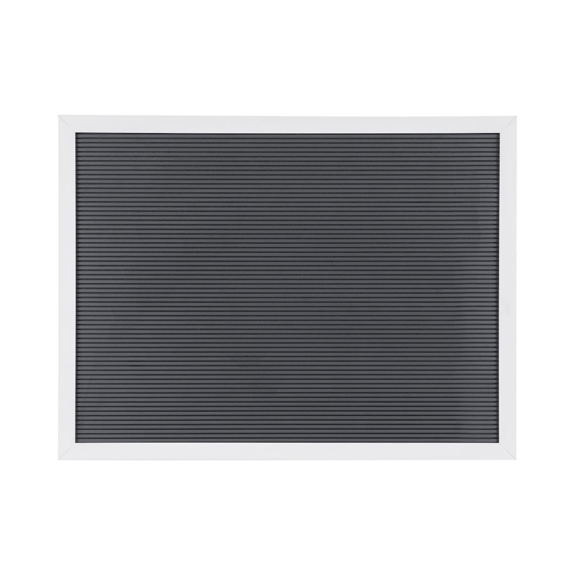 B-Office Quadro de Letras Horizontal - 60 x 45 cm - Superfície Preta, Moldura MDF Branca