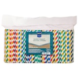 thumbnail of METRO PROFESSIONAL Papierstrohhalme, Ø 6 x 145 mm, mehrfarbig, 500 Stück