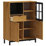 thumbnail of Helloshop26 - Buffet Sideboard Kommode Kleiderschrank Aufbewahrungsmöbel Organizer für Küche Wohnzimmer Lounge mit Glastür FLAm 92 02_0030105