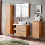 thumbnail of Meuble haut 20 cm 1 porte finition chêne doré Capri Oak