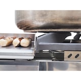 thumbnail of Cocina a gas 2 fuegos con plancha 40 laminada Maiser