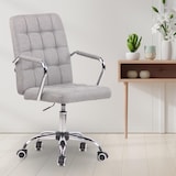 thumbnail of Cadeira de escritório Terni cinza/tecido