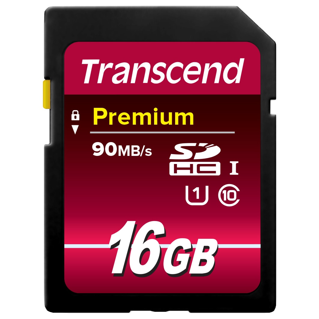 Transcend 16GB SDHC Class 10 UHS-I NAND Klasse 10