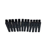 thumbnail of MUEBLEAR - Conjunto de cesto plástico preto + pinças 21x17x11cm