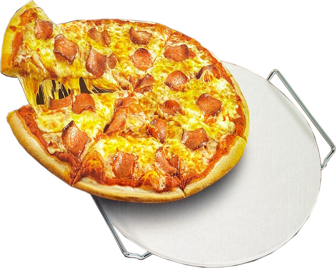 Pizza Steinplatte Pizzaplatte Brotbackplatte Pizzateller Ø33cm