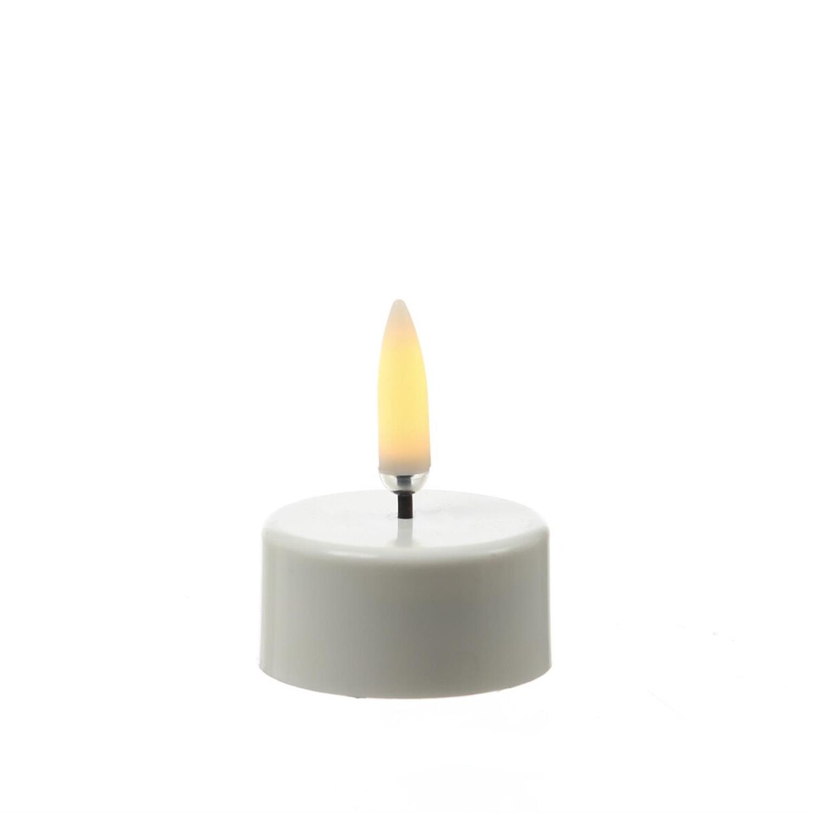 LED Teelicht Thea Uyuni Timer bis 400 Std. D: 3,4cm mit Batterie weiß