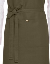 thumbnail of PROVENCE - Crossover Eyelets Bib Apron with Pocket: One Size / Navy