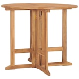 thumbnail of vidaXL Klappbarer Garten-Esstisch Ø90x75 cm Massivholz Teak