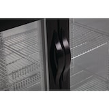 thumbnail of Botellero expositor trasbarra, 3 puertas abatibles, chapa/aluminio/cristal, 85 x 135 x 52 cm, 280W, refrigeración por aire, 320L, negro, Polar GL014